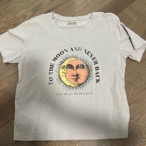 Women shirt “to the moon and never back